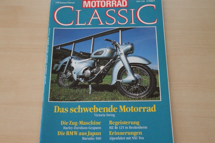 Deckblatt Motorrad Classic (01/1990)